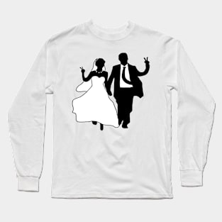 Wedding day - married forever Long Sleeve T-Shirt